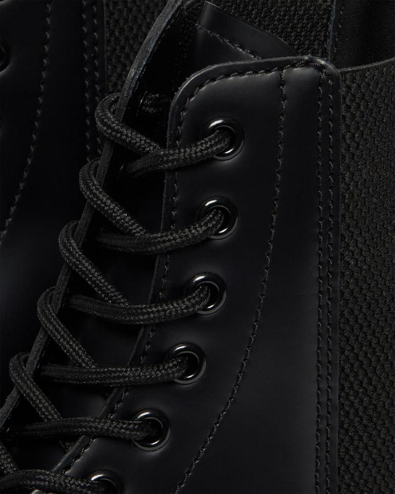 Dr Martens 1460 Harper Smooth Lær Snørestøvletter Dame Svarte | Norge 607RVD